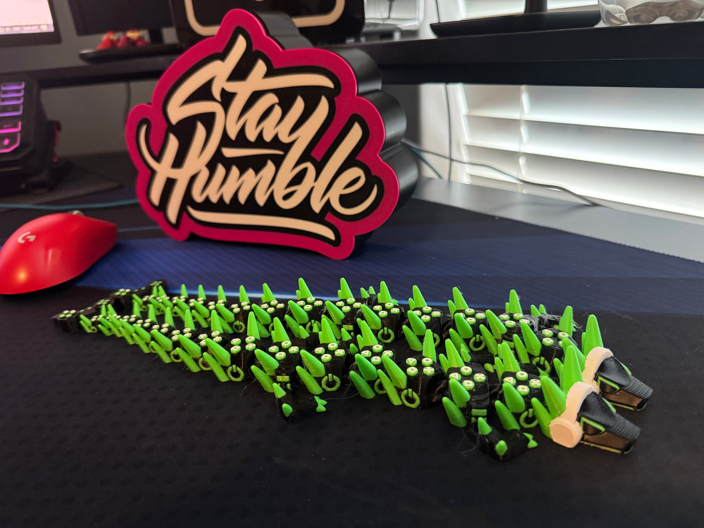 3D Printed Gamer Dragon – Custom Colors