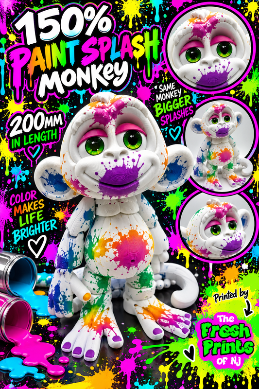 150% Spaint Splash Monkey