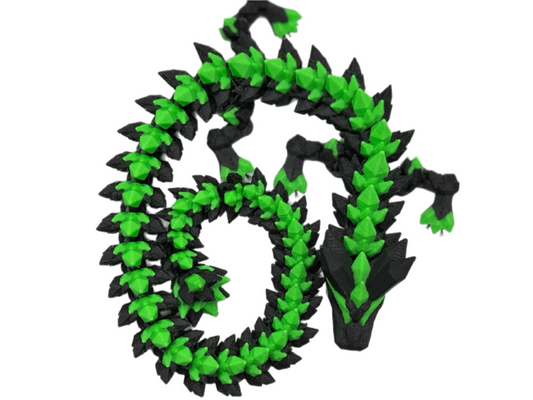 JANABAN 3D Printed Crystal Dragon
