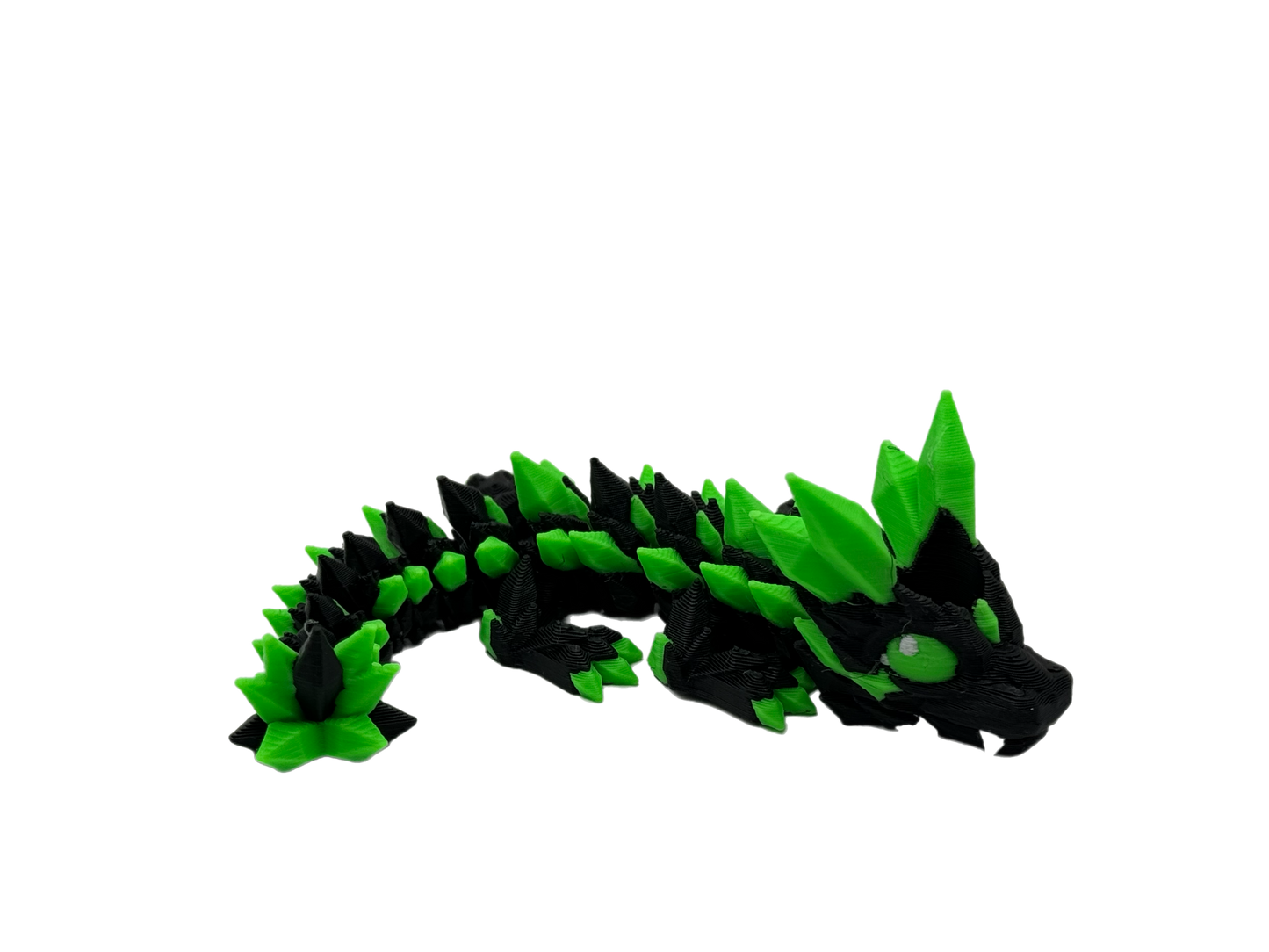 JANABAN 3D Printed Stanley Straw Topper Crystal Dragon