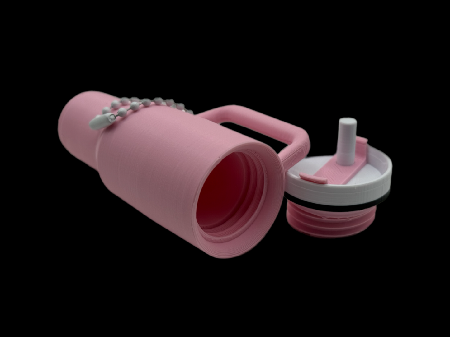 Mini Stanley-Inspired Keychain – 3D Printed with Removable Top &amp; Storage