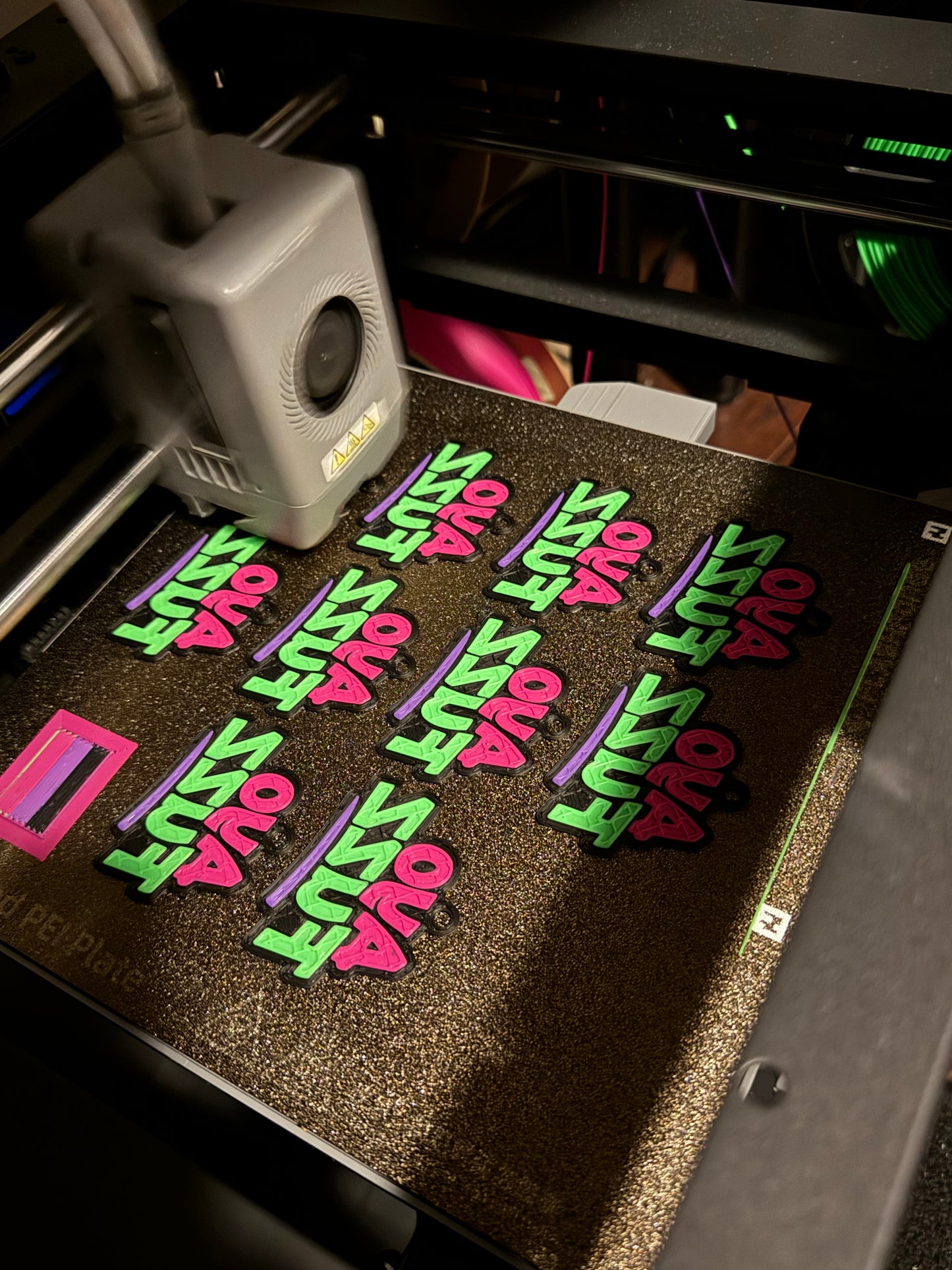 Custom 3D Printed Keychains – Up to 4 Colors