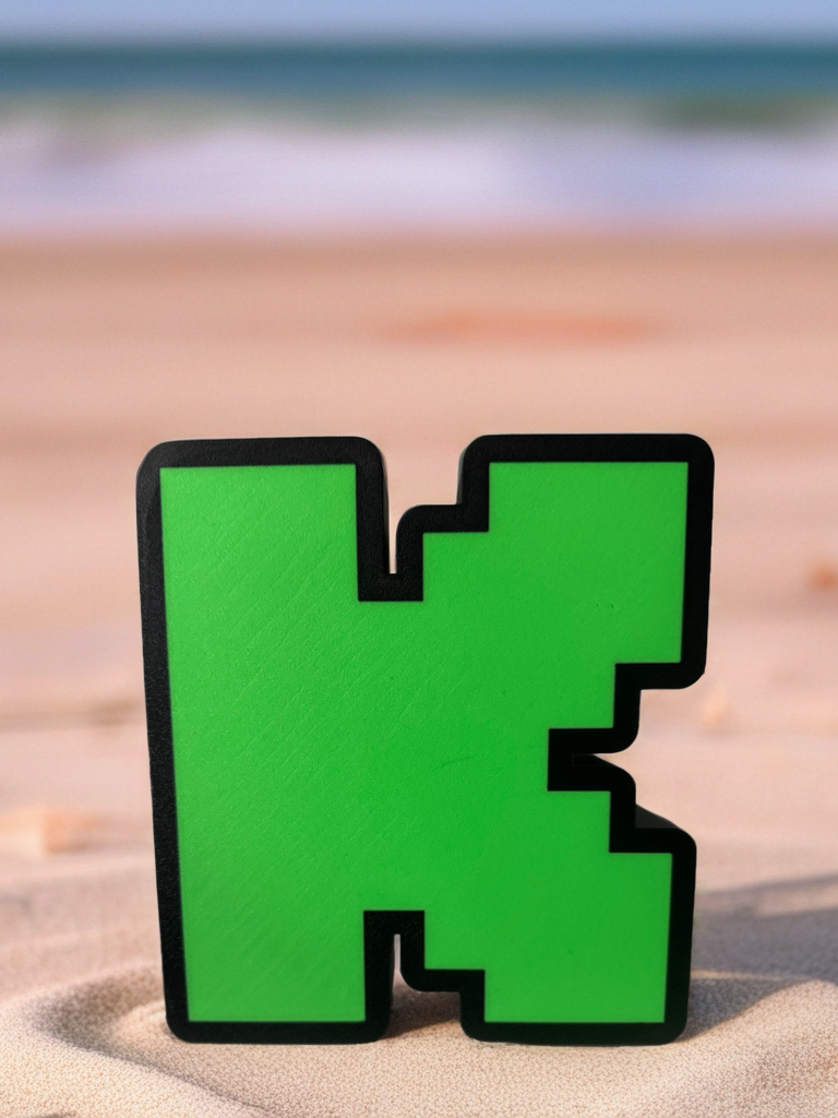 3D Kick “K” Logo Printed Light Box