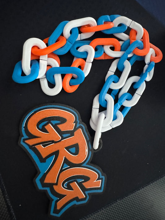 Personalized Gamer Oversized Chain – Custom Nameplate Necklace