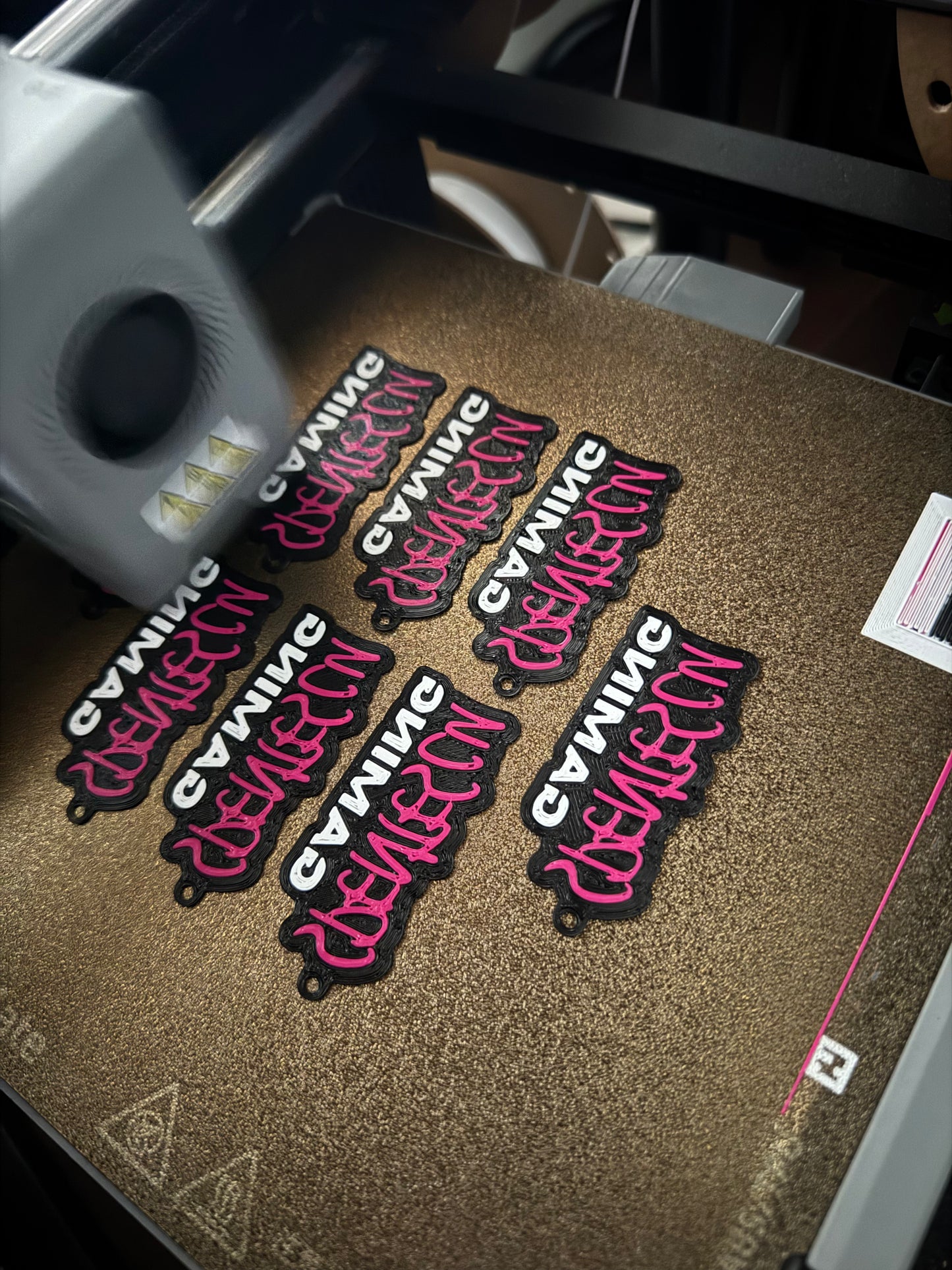 Custom 3D Printed Keychains – Up to 4 Colors