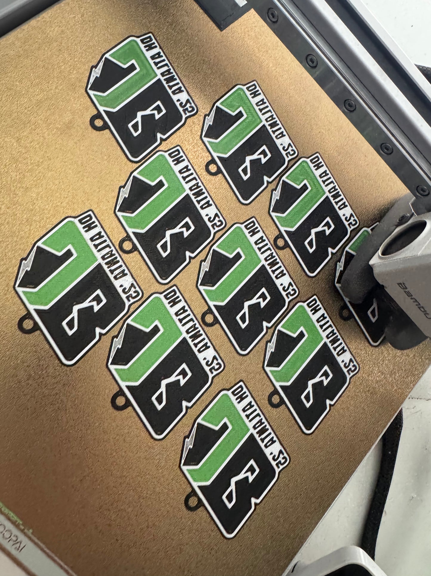 Custom 3D Printed Keychains – Up to 4 Colors