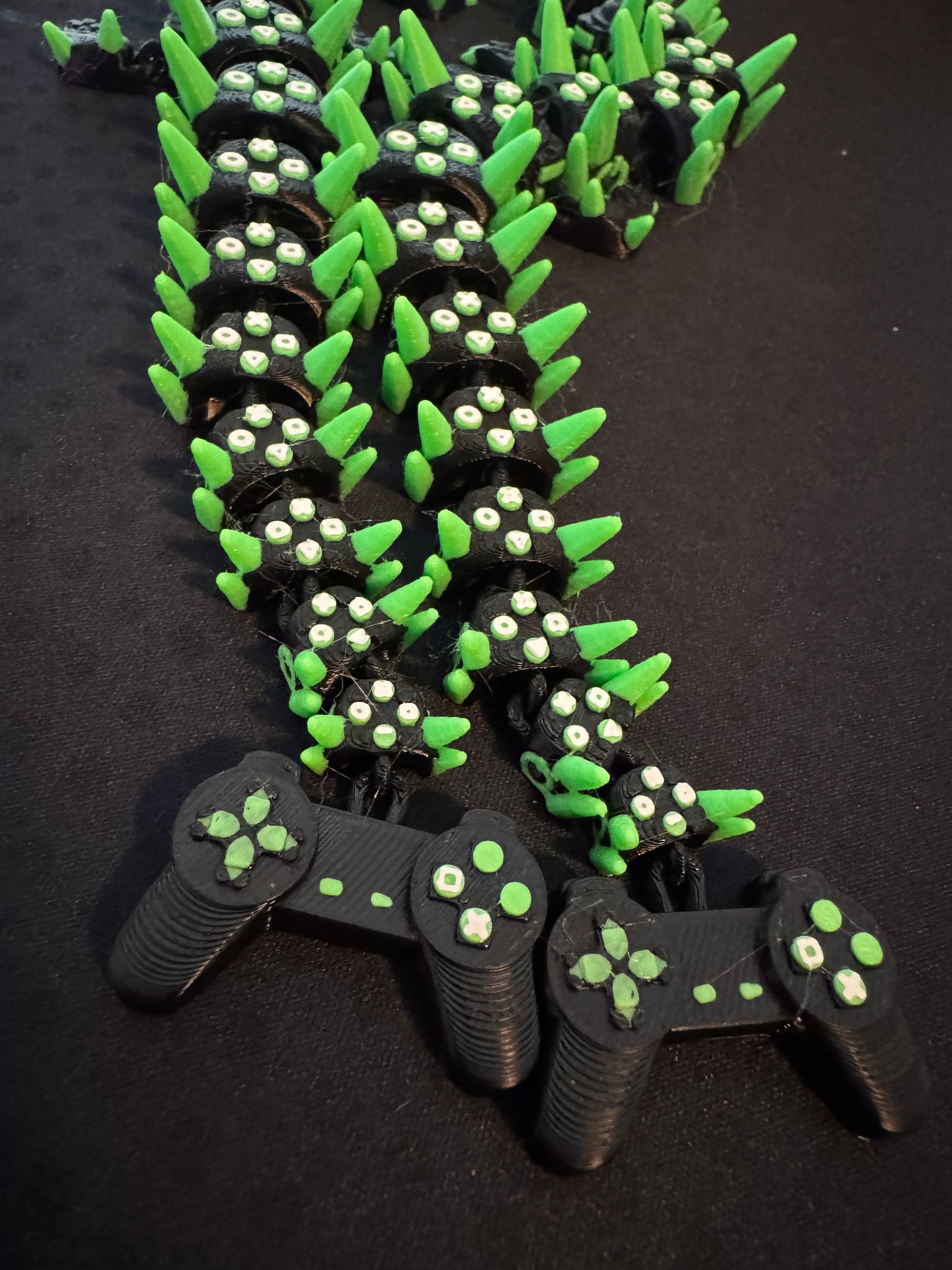 3D Printed Gamer Dragon – Custom Colors