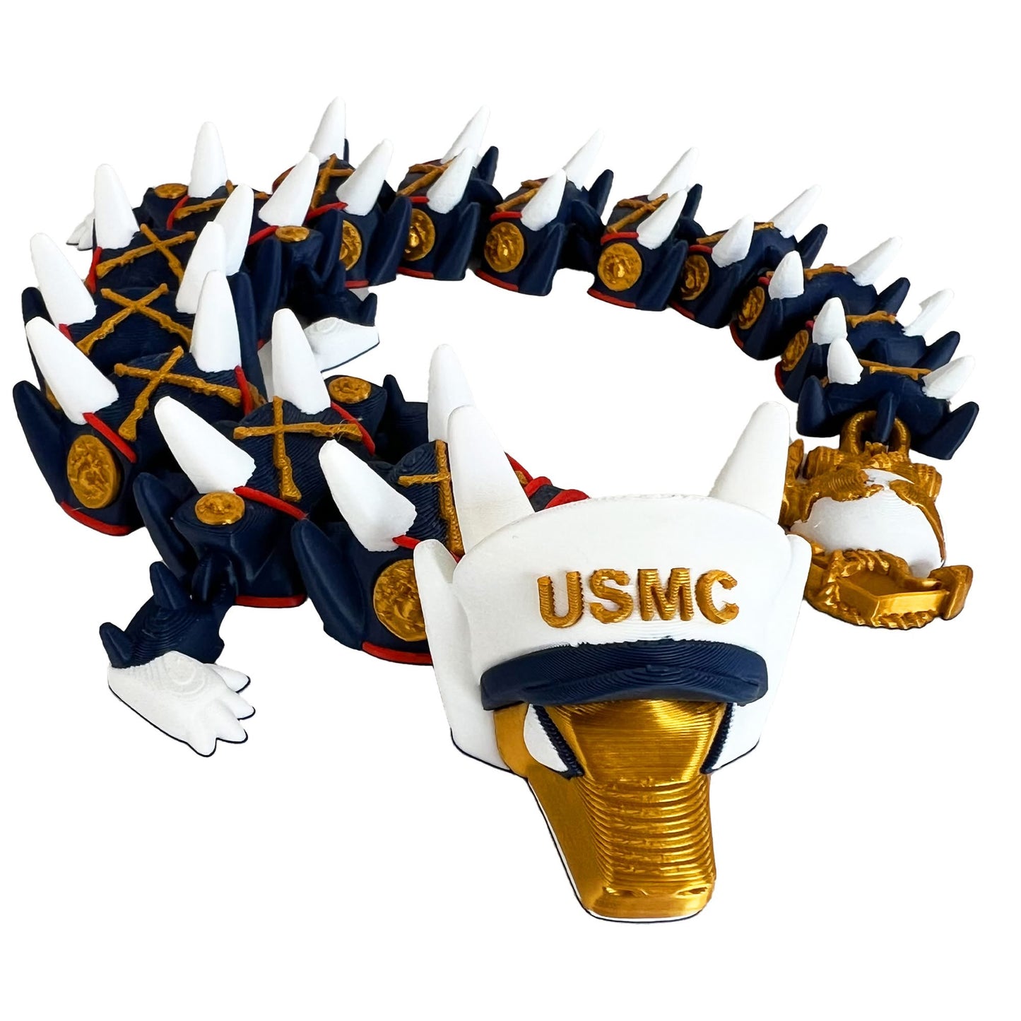 3D Printed Military Dragons – Army, Marines, Navy Editions