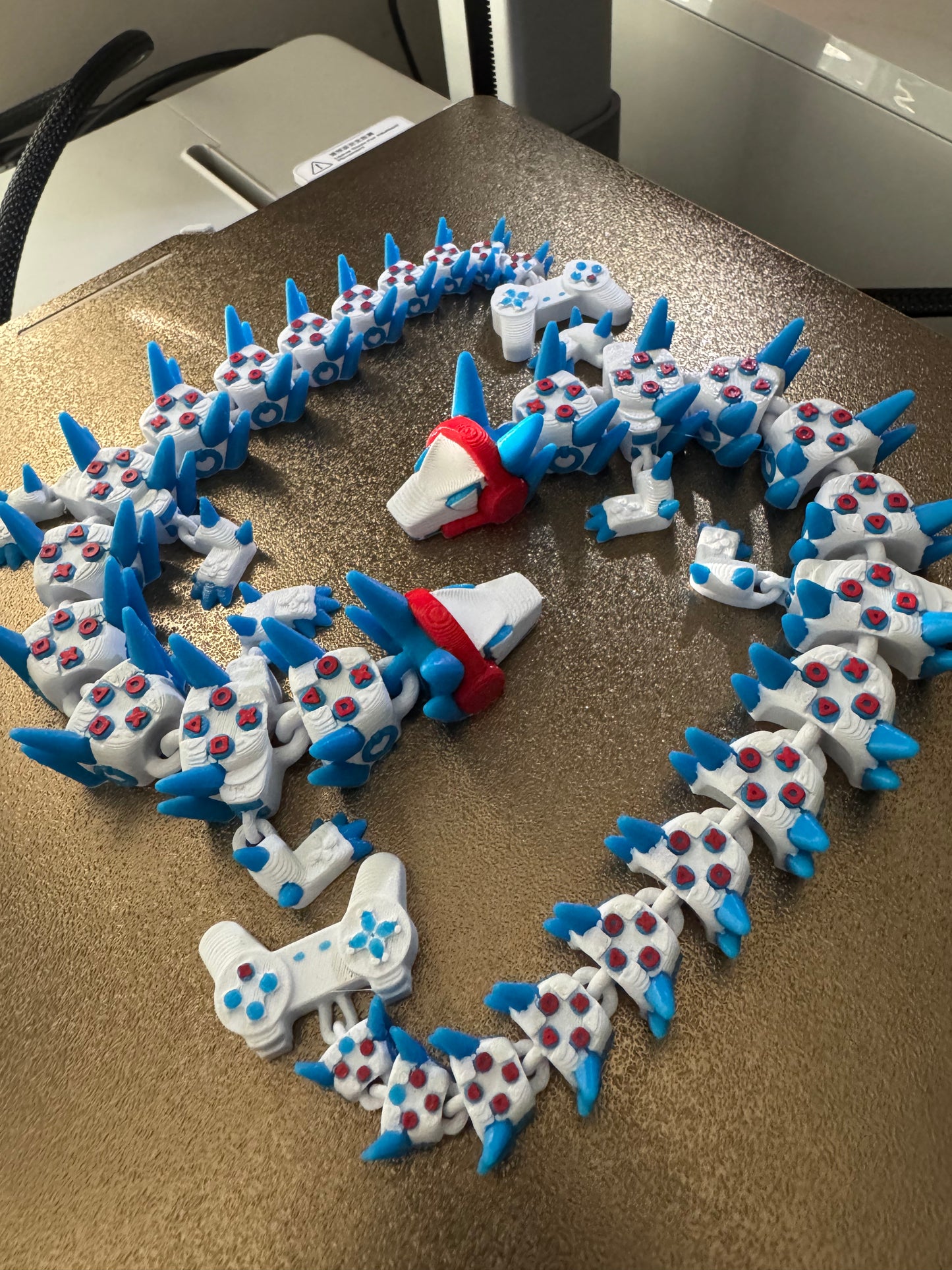 3D Printed Gamer Dragon – Custom Colors