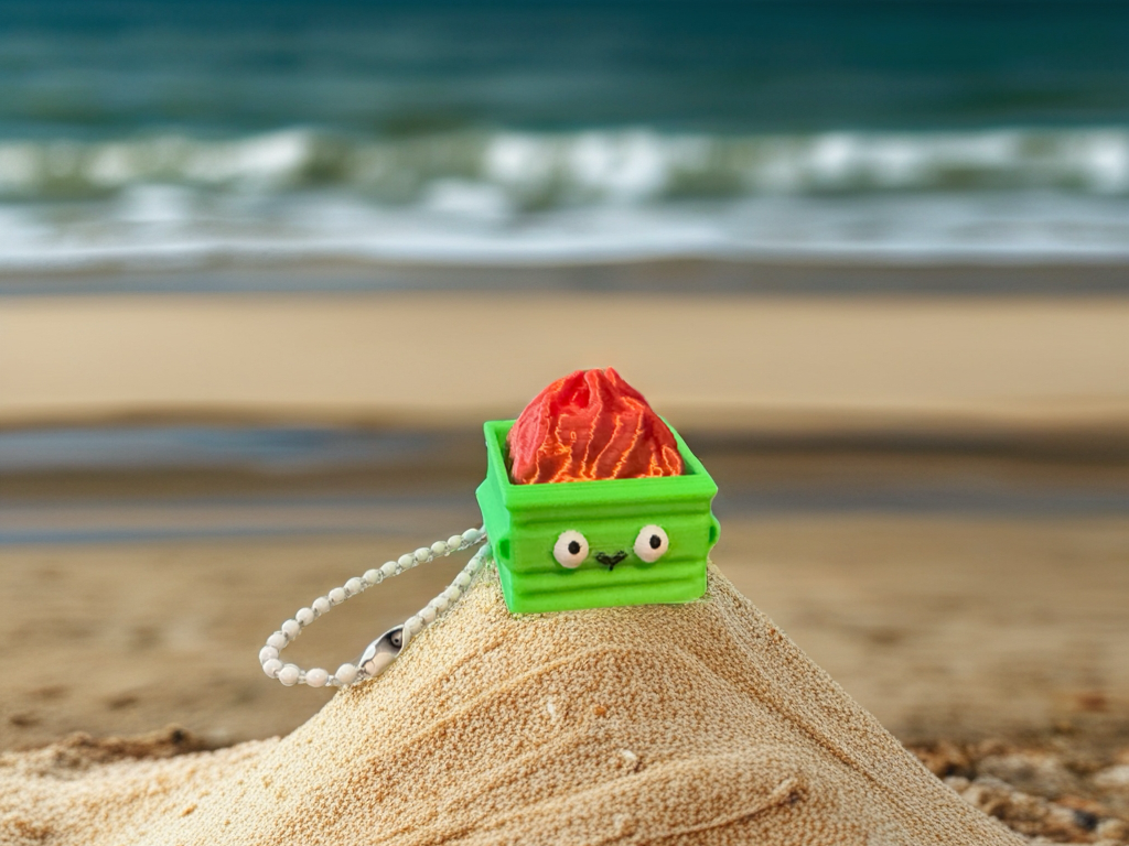 JanaBan Dumpster Fire Clicker Fidget Toy for Stress Relief