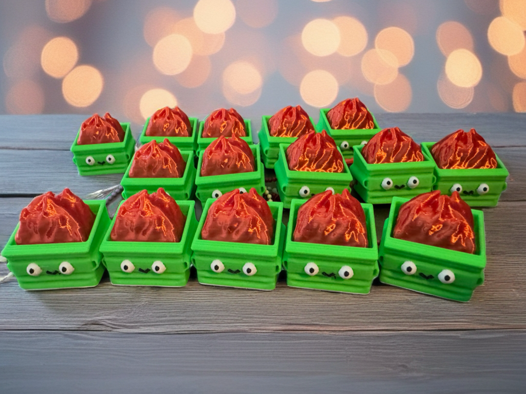 JanaBan Dumpster Fire Clicker Fidget Toy for Stress Relief