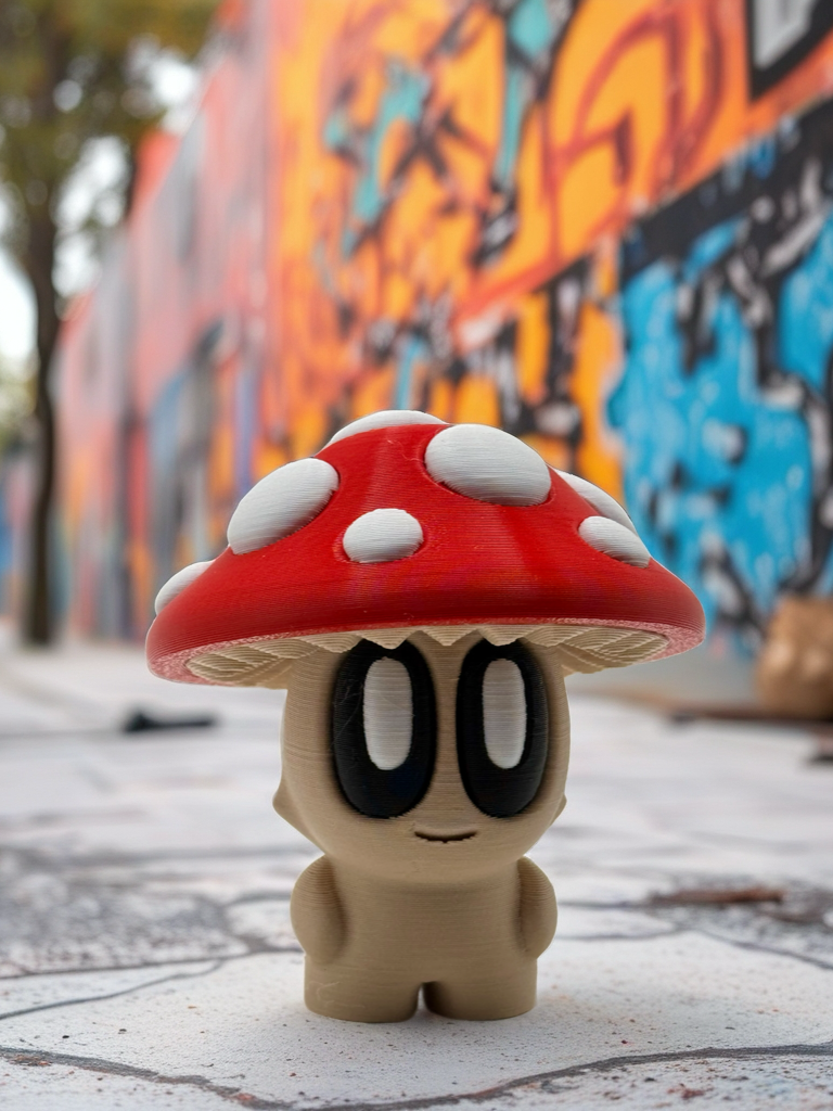 3D Printed Mushroom
