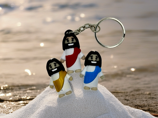 Mini Jesus Keychain