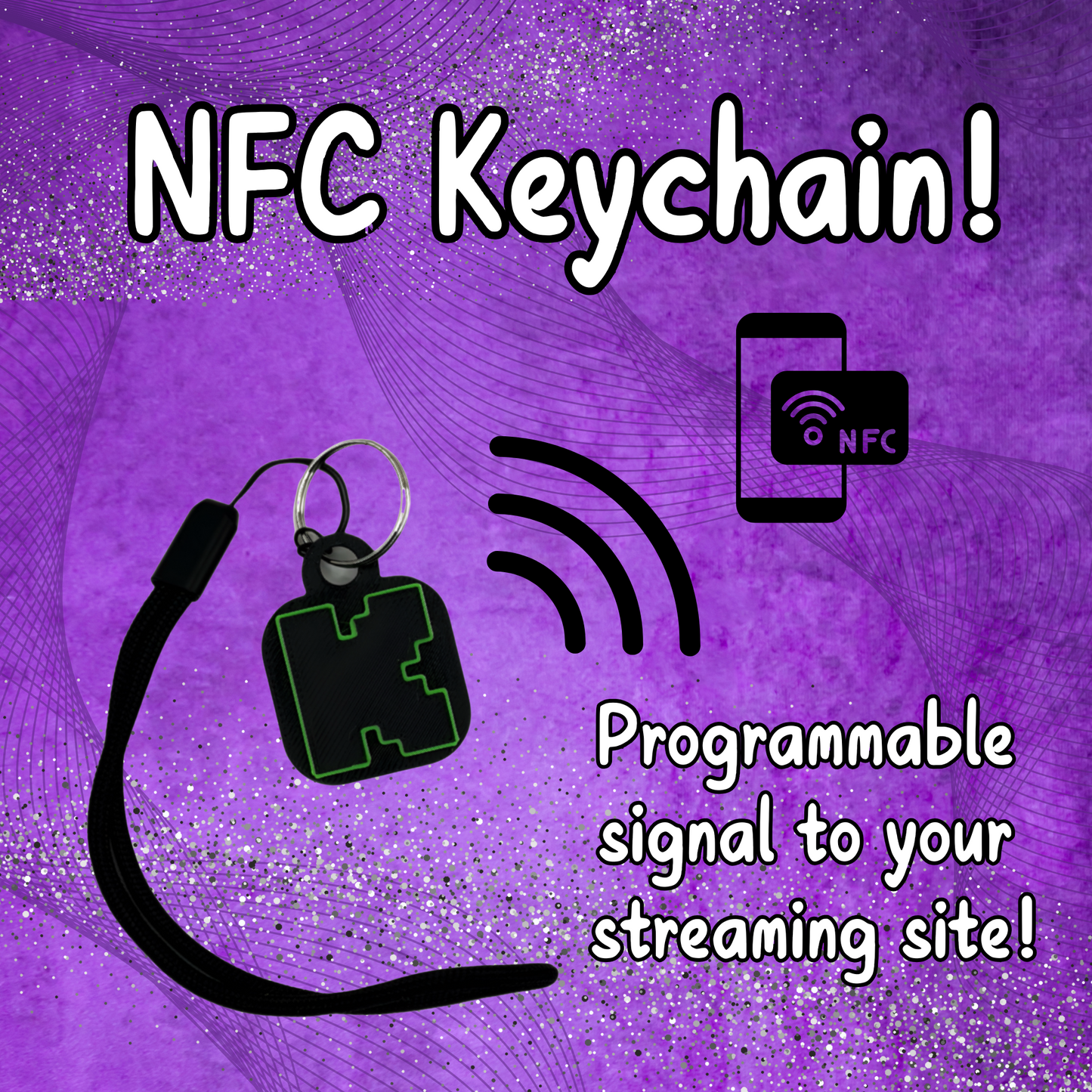3D Smart NFC Kick Keychain!