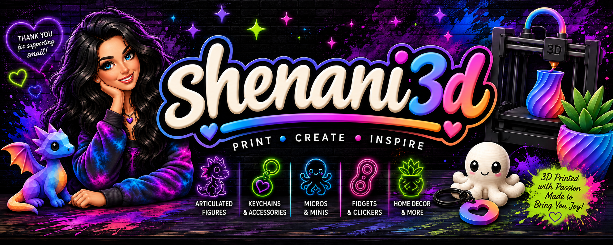 Shenani3D — Print, Create, Inspire